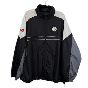Pittsburgh Steelers Dunbrooke Windbreaker Sports Illustrated Full Zip Jacket 2XL